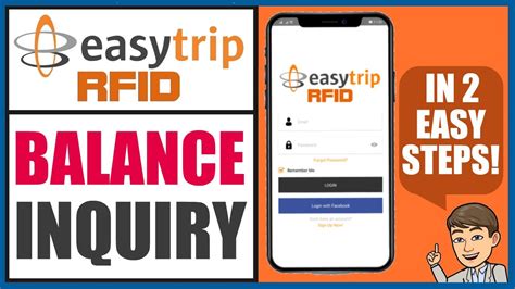 how to check rfid tag balance|check rfid balance easytrip.